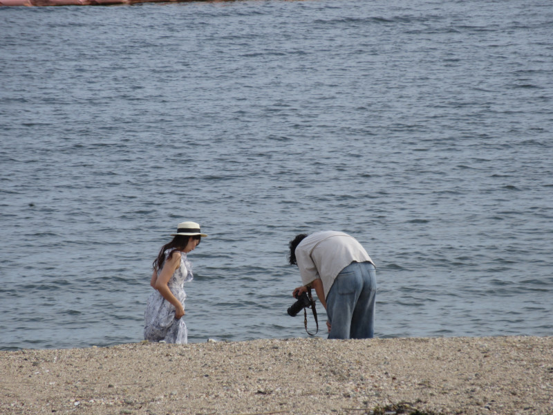 夏は当然須磨ビーチ