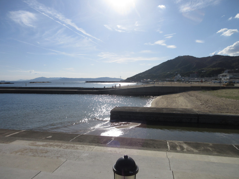 秋風の須磨ビーチ