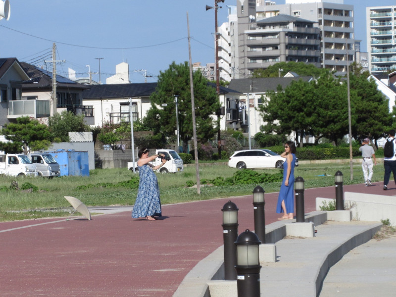秋風の須磨ビーチ