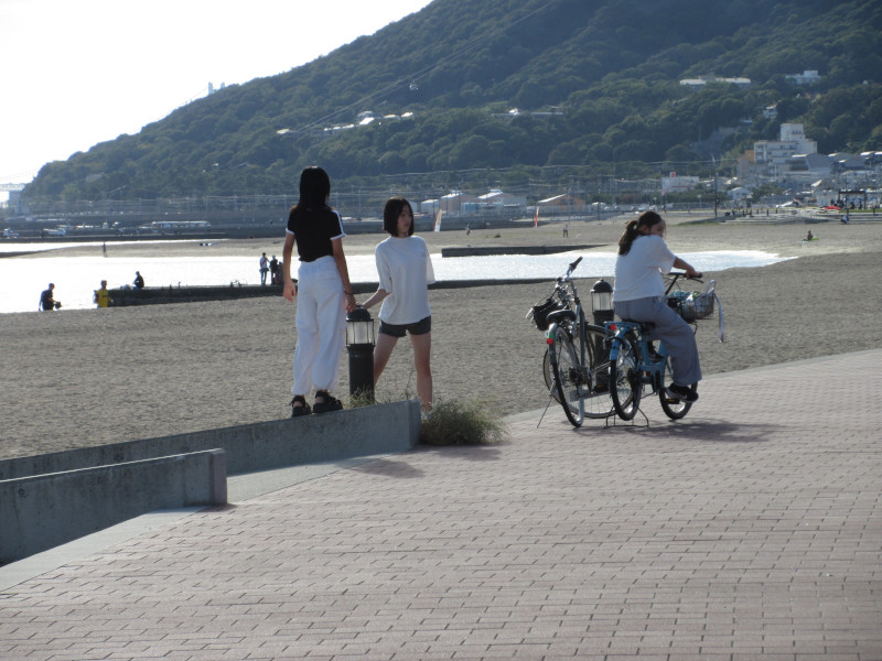 秋風の須磨ビーチ