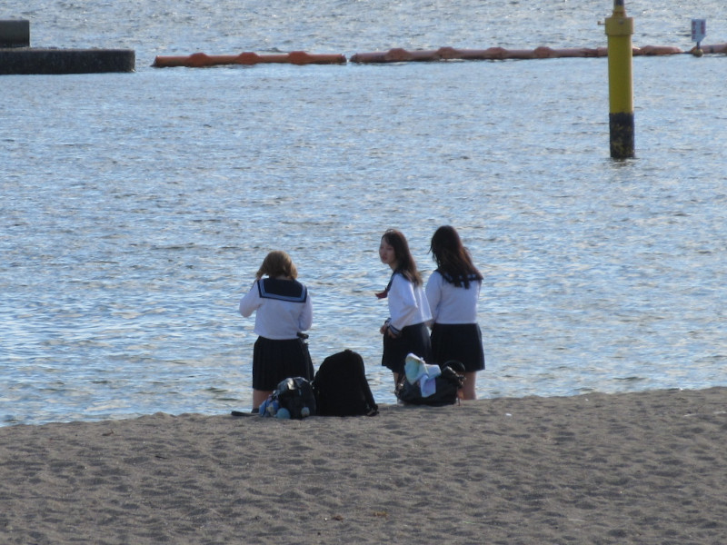 秋風の須磨ビーチ